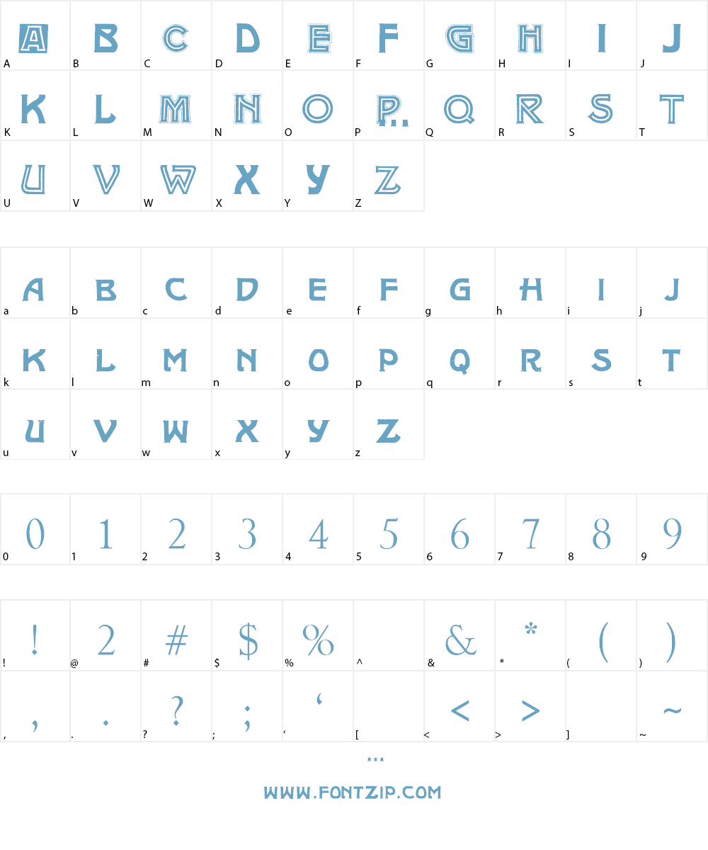 Wellville font by Marta van Eck Font Character